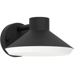 Eglo Wandlampe aussen Ninnarella Schwarz Stahl 11 cm - Wandlampe aussen