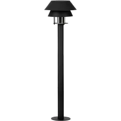 Eglo Stehlampe aussen Chiappera Schwarz/Weiss Stahl 80 cm - Stehlampe aussen