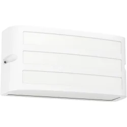 Eglo Wandlampe aussen Camarda Weiss Aluminium 11 cm - Wandlampe aussen