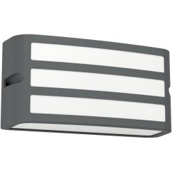 Eglo Wandlampe aussen Camarda Grau Aluminium 11 cm - Farbe: anthrazit - Wandlampe aussen