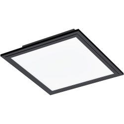 Eglo Deckenlampe Salobrena 1 Schwarz Aluminium/Stahl 30 cm 5 cm - LED - Lichtfarbe: Helles Neutralweiss - Deckenlampe- LED Energiesparlampe