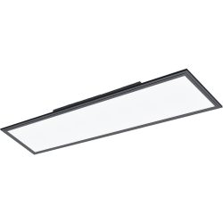 Eglo Deckenlampe Salobrena 1 Schwarz Aluminium/Stahl 30 cm 5 cm - LED - Lichtfarbe: Helles Neutralweiss - Deckenlampe- LED Energiesparlampe
