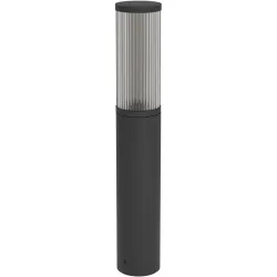 Eglo Stehlampe aussen Salle Schwarz Aluminium/Kunststoff B 7.5 cm H 46.5 cm IP54