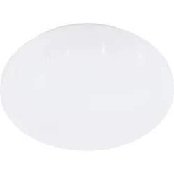 Eglo Deckenlampe Frania-S Weiss Stahl 5.5 cm - LED - Lichtfarbe: Warmweiss - Deckenlampe- LED Energiesparlampe