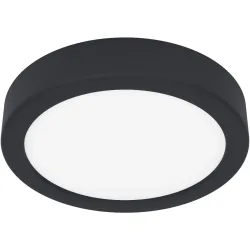 Eglo Deckenlampe Fueva 5 Schwarz Stahl 2.8 cm - LED - Lichtfarbe: Warmweiss - Deckenlampe- LED Energiesparlampe