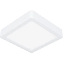 Eglo Deckenlampe Fueva 5 Weiss Stahl 16 cm 2.8 cm - LED - Lichtfarbe: Warmweiss - Deckenlampe- LED Energiesparlampe
