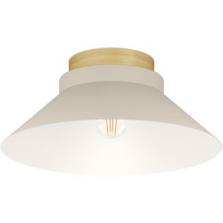 Eglo Deckenlampe Moharras Braun Holz 16 cm - Deckenlampe