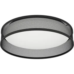 Eglo Deckenlampe Luppineria Schwarz Stahl 9.5 cm - LED - Lichtfarbe: Warmweiss - Deckenlampe- LED Energiesparlampe