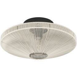 Eglo Deckenlampe Midsumer Schwarz Stahl 17.5 cm - Deckenlampe