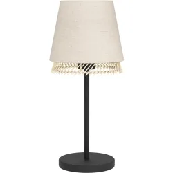 Eglo Tischlampe Tabley Schwarz Stahl 42.5 cm - Tischlampe