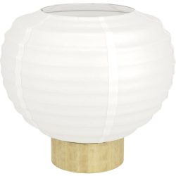 Eglo Tischlampe Summerhill Braun Stahl/Holz 20 cm - Material: Holz/Stahl - Tischlampe