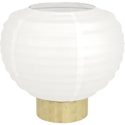 Eglo Tischlampe Summerhill Braun Stahl/Holz 20 cm - Material: Holz/Stahl - Tischlampe