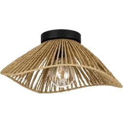 Eglo Deckenlampe Lavister Schwarz Stahl 17.5 cm - Deckenlampe