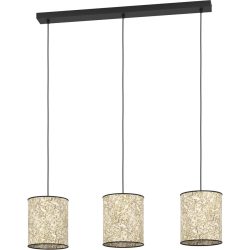 Eglo Pendellampe Butterburn Schwarz Stahl 18 cm 110 cm - Pendellampe