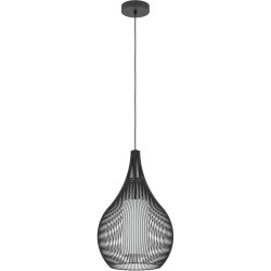 Eglo Pendellampe Razoni 1 Schwarz Stahl 110 cm - Pendellampe