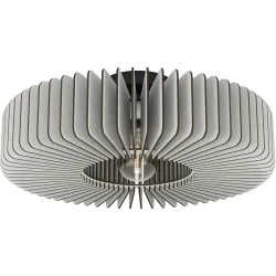 Eglo Deckenlampe Palombaia Schwarz Stahl 17.5 cm - Deckenlampe