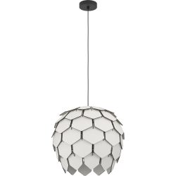 Eglo Pendellampe Mattanza Schwarz Stahl 246.5 cm - Pendellampe