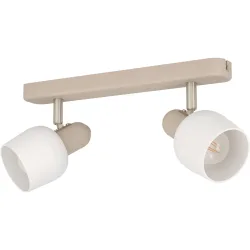 Eglo Spot Corato Beige Stahl 12.5 cm - Farbe: sand - Spot