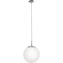 Eglo Pendellampe Rondo Grau Stahl 110 cm - Farbe: Nickel matt - Pendellampe