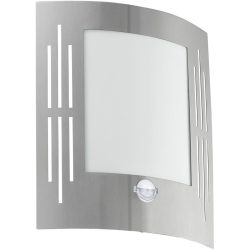 Eglo Wandlampe aussen City Edelstahl Edelstahl 26 cm - Wandlampe aussen