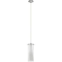 Eglo Pendellampe Pinto Grau Stahl 110 cm - Farbe: chrom - Pendellampe