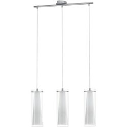 Eglo Pendellampe Pinto Grau Stahl 110 cm - Farbe: chrom - Pendellampe
