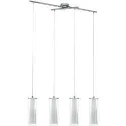 Eglo Pendellampe Pinto Chrom Stahl B 36 cm