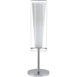 Eglo Tischlampe Pinto Grau Stahl 50 cm - Farbe: chrom - Tischlampe