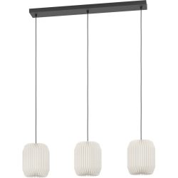 Eglo Pendellampe Belgrave Schwarz Stahl 18 cm 110 cm - Pendellampe