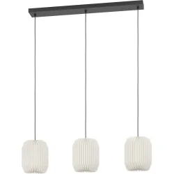 Eglo Pendellampe Belgrave Schwarz Stahl 18 cm 110 cm - Pendellampe