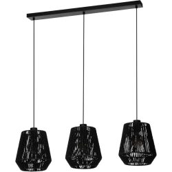 Eglo Pendellampe Persley Schwarz Stahl 22 cm 110 cm - Pendellampe