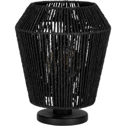 Eglo Tischlampe Persley Schwarz Stahl 27.5 cm - Tischlampe