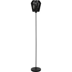 Eglo Stehlampe Persley Schwarz Stahl 155.5 cm - Stehlampe