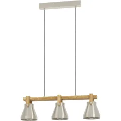 Eglo Pendellampe Cawton Stahl Holz/Stahl B 16 cm