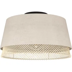 Eglo Deckenlampe Tabley Schwarz Stahl 23.5 cm - Deckenlampe
