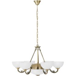 Eglo Pendellampe Savoy Braun 110 cm - Farbe: antikbraun - Material: Guss - Pendellampe