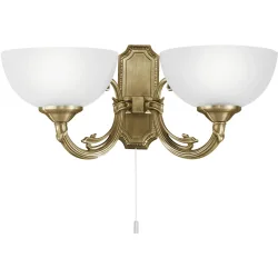 Eglo Wandlampe Savoy Braun 16 cm - Farbe: antikbraun - Material: Guss - Wandlampe