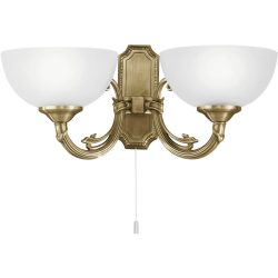 Eglo Wandlampe Savoy Braun 16 cm - Farbe: antikbraun - Material: Guss - Wandlampe