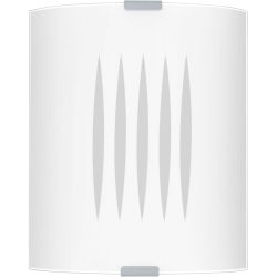 Eglo Deckenlampe Grafik Grau/Weiss Stahl 21 cm - Farbe: weiss/grau - Deckenlampe