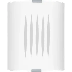 Eglo Deckenlampe Grafik Grau/Weiss Stahl 21 cm - Farbe: weiss/grau - Deckenlampe