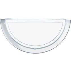 Eglo Wandlampe Planet 1 Grau Stahl 14.5 cm - Farbe: chrom - Wandlampe