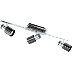 Eglo Spot Davida 1 Schwarz Stahl 7 cm - Farbe: Nickel/schwarz - Spot