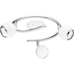 Eglo Spot Bimeda Weiss/Grau Stahl 34.5 cm - Farbe: weiss/chrom - Lichtfarbe: Warmweiss - Spot