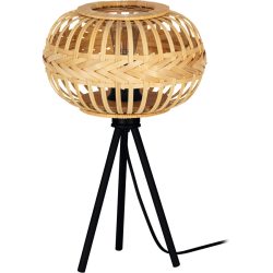 Eglo Tischlampe Amsfield 1 Schwarz Stahl 41 cm - Tischlampe