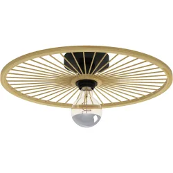 Eglo Deckenlampe Leominster Schwarz Stahl 9 cm - Deckenlampe