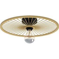 Eglo Deckenlampe Leominster Schwarz Stahl 9 cm - Deckenlampe