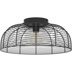 Eglo Deckenlampe Rinroe Schwarz Stahl 20 cm - Deckenlampe