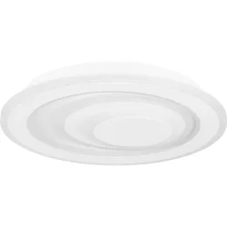 Eglo Deckenlampe Palagiano 1 Weiss Stahl 5 cm - LED - Lichtfarbe: Helles Neutralweiss - Deckenlampe- LED Energiesparlampe