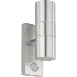Eglo Wandlampe aussen Riga 5 Edelstahl Edelstahl 21.5 cm - Wandlampe aussen