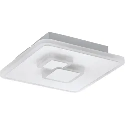 Eglo Deckenlampe Cadegal Weiss Stahl 20 cm 5 cm - LED - Lichtfarbe: Helles Neutralweiss - Deckenlampe- LED Energiesparlampe